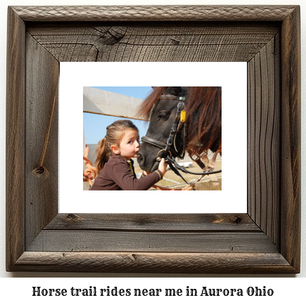 horse trail rides near me in Aurora, Ohio